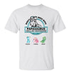 Don‘t Mess With Papasaurus Daddysaurus Cute Dinosaur Personalized Shirt