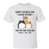 Happy Father‘s Day Cat Human Servant Personalized Shirt