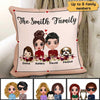 Family Name Dog Cat Personalized Pillow (Insert Included)