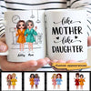 Like Mother Daughter Bathrobe Personalized Mug