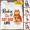 Rockin Cat Dad Life Tattoo Cats Personalized Shirt