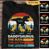 Papasaurus The Legend Personalized Shirt