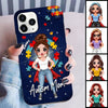 Autism Mom Strong Doll Personalized Phone Case