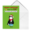 Cats Where‘s My Dinner Christmas Personalized Postcard