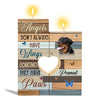 Angels Memorial Dogs Personalized Candle Holder