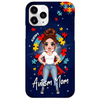 Autism Mom Strong Doll Personalized Phone Case