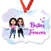 Life Is Better With Sisters Doll Besties Personalized Christmas Ornament
