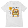 Sunflower Truck Dog Mom Personalized Shirt