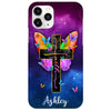 Colorful Cross Christ Personalized Phone Case