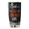 Rockin‘ Dog Dad Personalized Tumbler