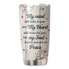 Cardinal My Mind Still Talks To You Memorial Personalized Tumbler