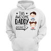 This Awesome Daddy Grandpa Belongs To Kids Personalized Shirt