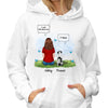 Still Talk About You Dog Memorial Butterflies Personalized Hoodie Sweatshirt