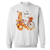 Dogs Sitting On Bicycle Fall Season Personalized Shirt