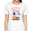 Summer Life Is Better With Dogs Personalized Shirt