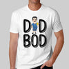 Funny Gift for Dad Bod Eat Nap Drink Caricature Personalized Shirt