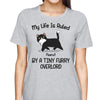 My Life Is Ruled By Tiny Furry Overlords Walking Cats Personalized Shirt