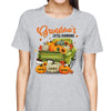 Green Truck Fall Season Mom Grandma Personalized Shirt