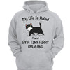 My Life Is Ruled By Tiny Furry Overlords Walking Cats Personalized Hoodie Sweatshirt