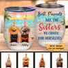 Sun Bathing Besties At Beach Personalized Wine Tumbler