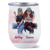 To My Selfie Bestie Personalized Wine Tumbler