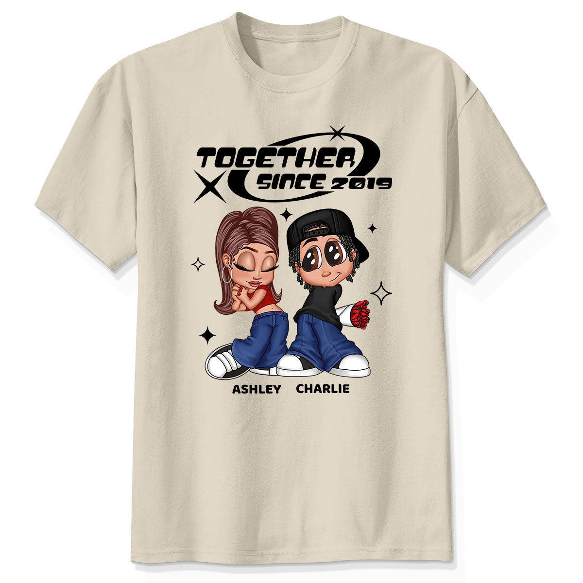 Y2K Couple Together Since Personalized Shirt